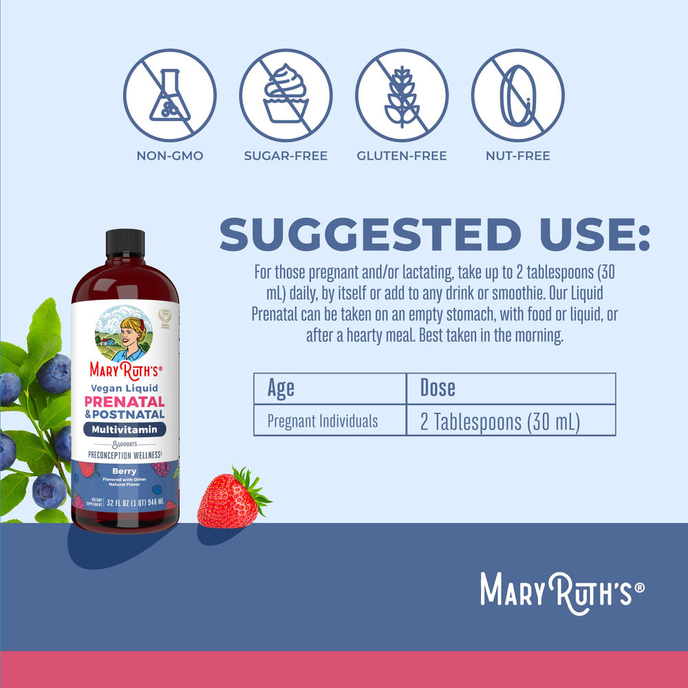 MaryRuths liquid vitamins dispensing dropper showing precise daily dosing.