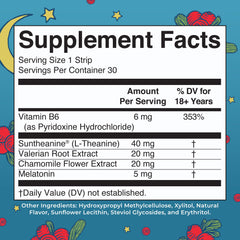 MaryRuth's cranberry-flavored strip for on-the-go sleep support