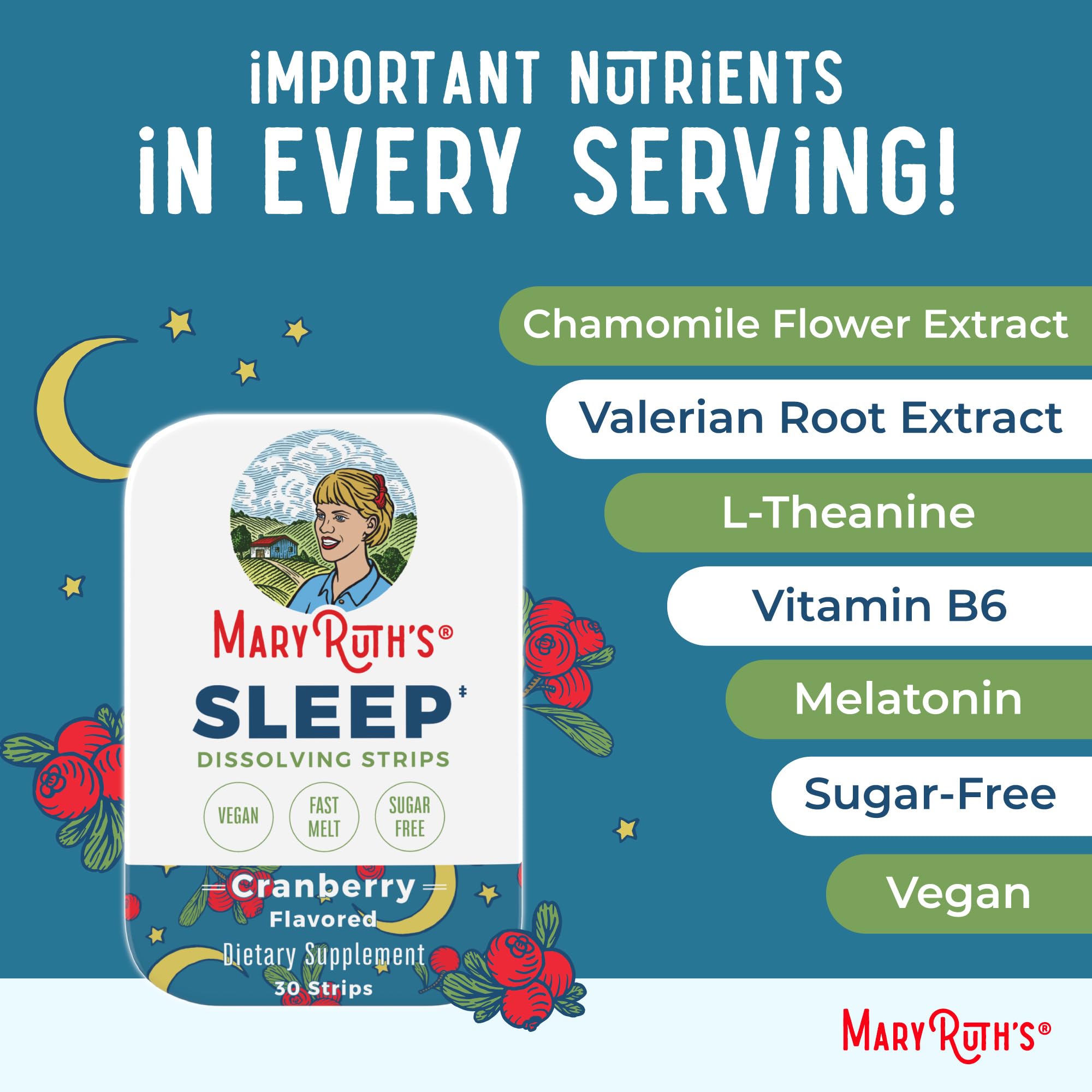 MaryRuth's Vitamin B6 strip for daily wellness