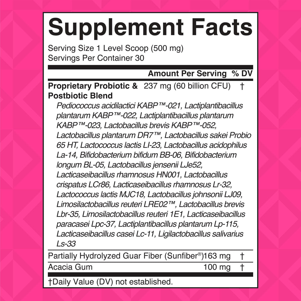 MaryRuth's SunFiber prebiotic close-up illustrating prebiotic support.