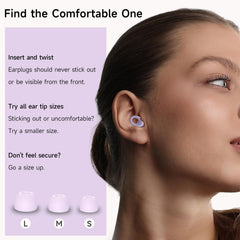 Masajoy ear plugs closeup shows soft silicone tip for comfortable wear