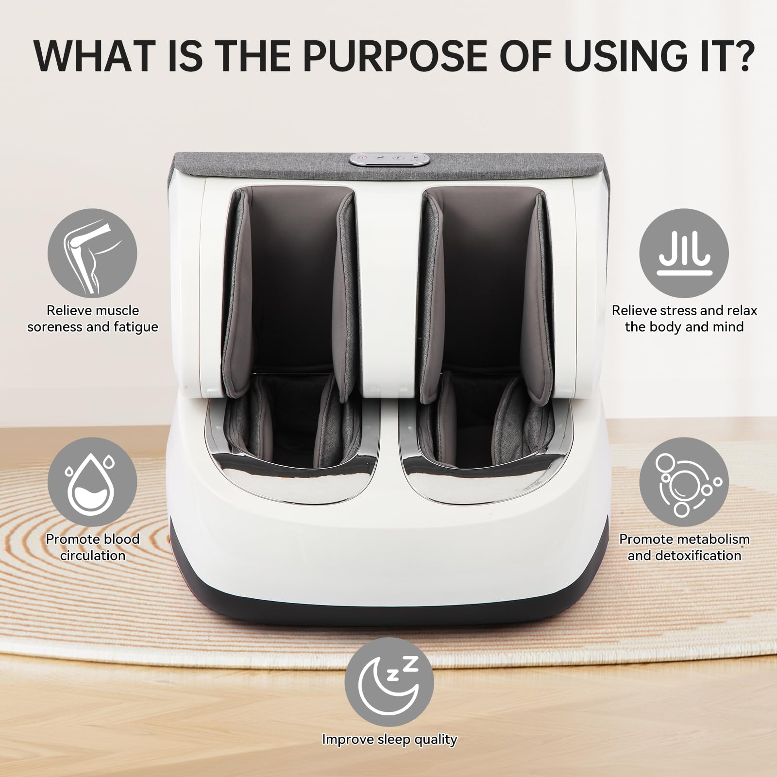 MASDKPIK foot massager control panel with simple operation