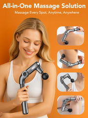 MASGEDRIX ball head targets large muscle groups like thighs and arms.