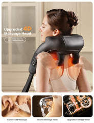 MASGRE 4D kneading nodes deliver a deep massage feel across neck and shoulders