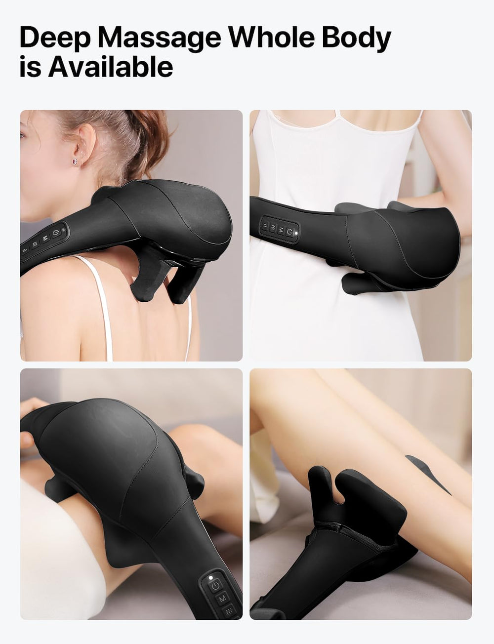 MASGRE 6D massage heads close-up deliver deep tissue feel.