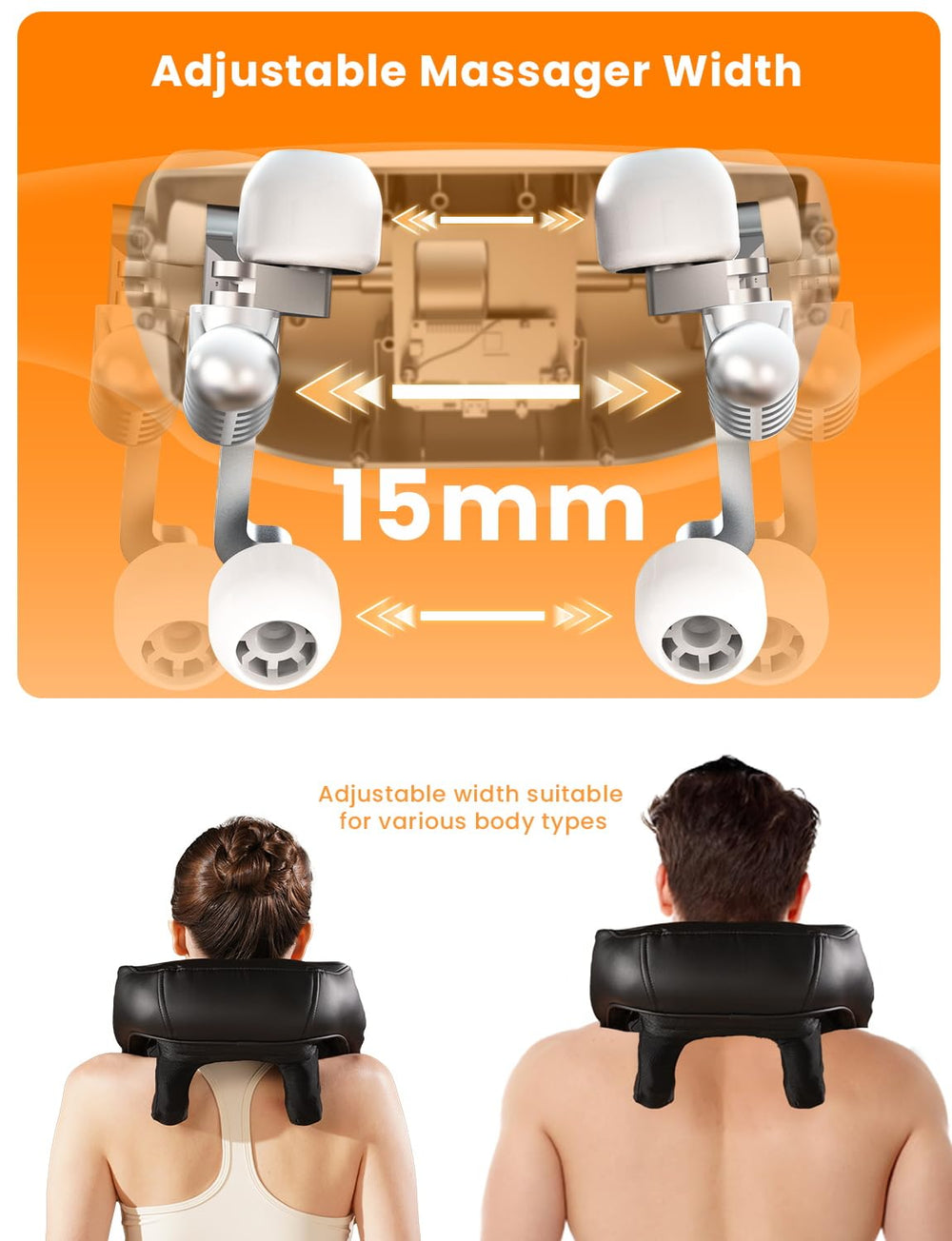 MASGRE adjustable width 1-5cm enables a personalized fit