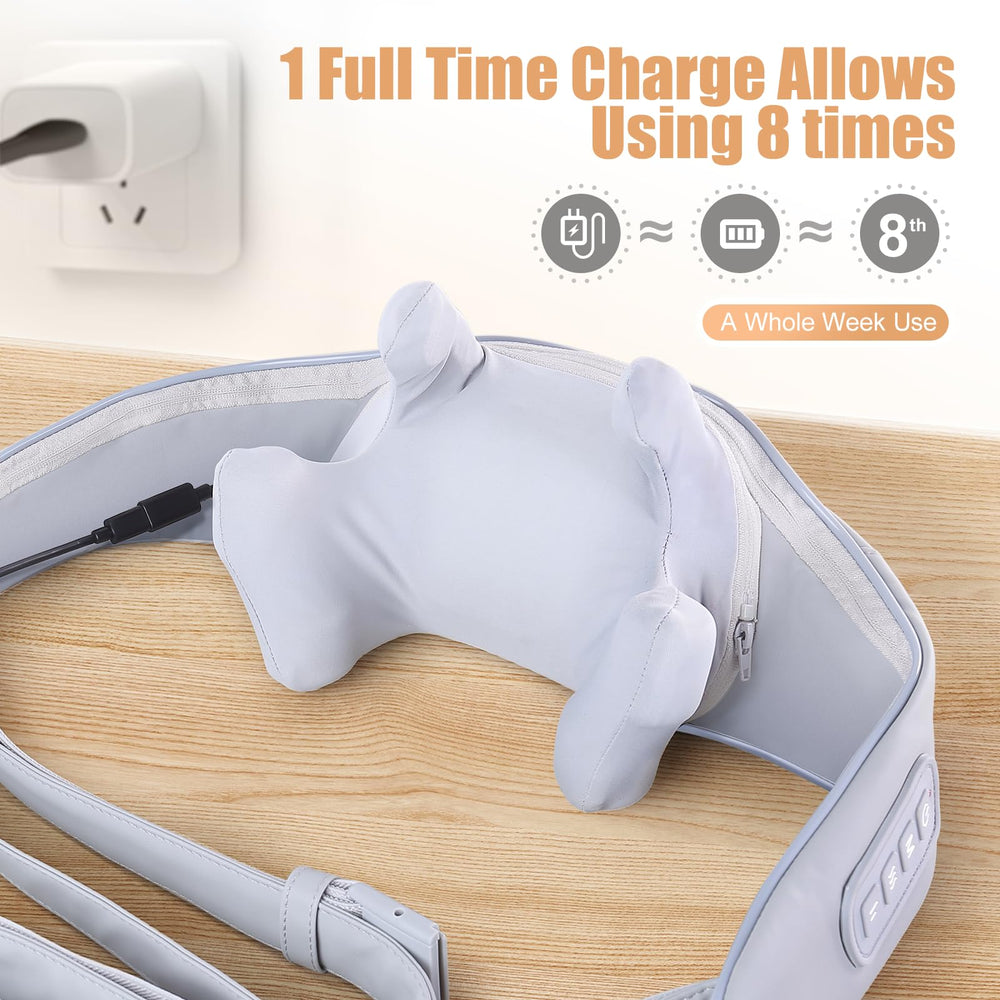MASGRE back buckle design allows hands-free relaxation