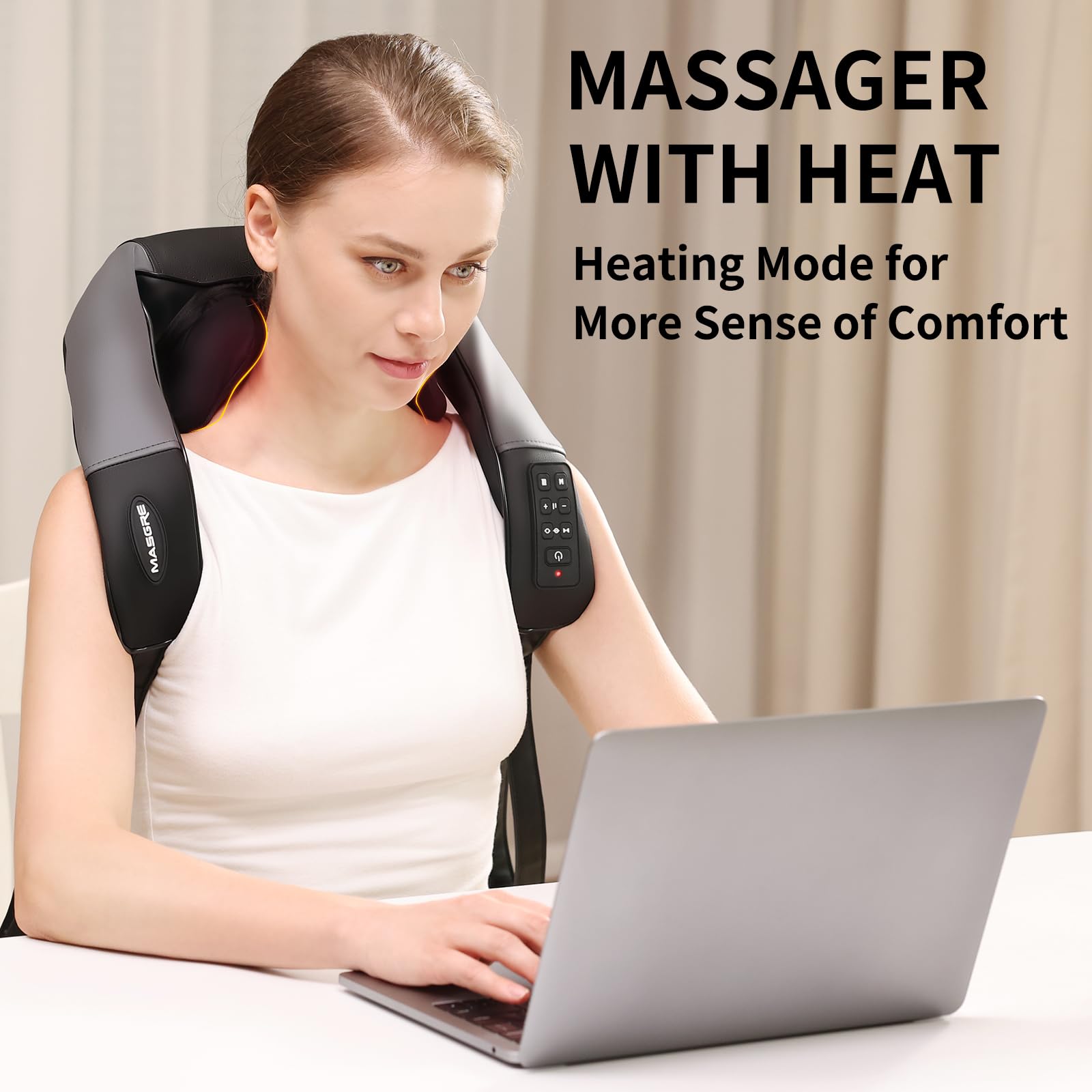 MASGRE cordless portable design lets you unwind anywhere.