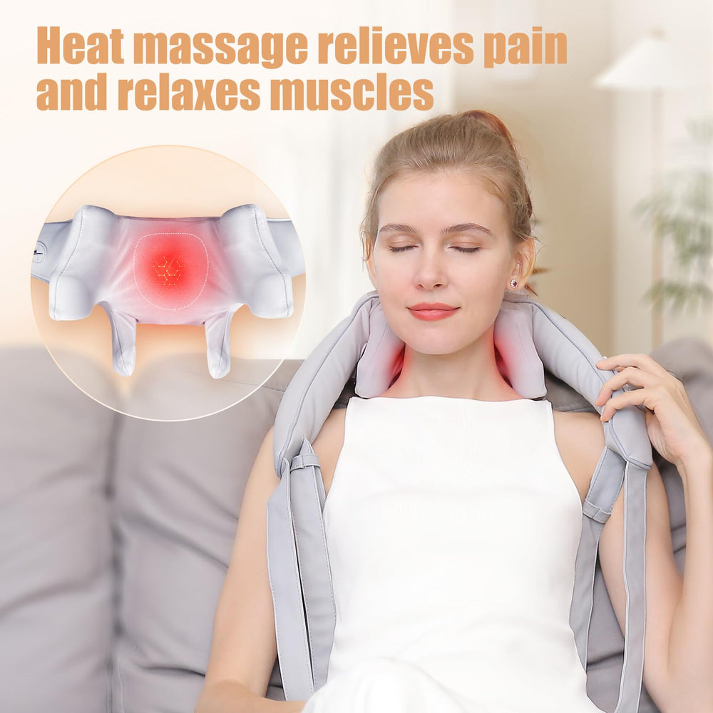 MASGRE cordless shoulder massager for use anywhere without cords
