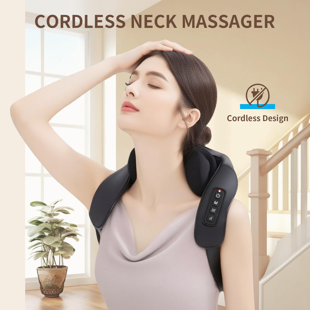 MASGRE deep kneading rollers deliver professional-like relief at home.