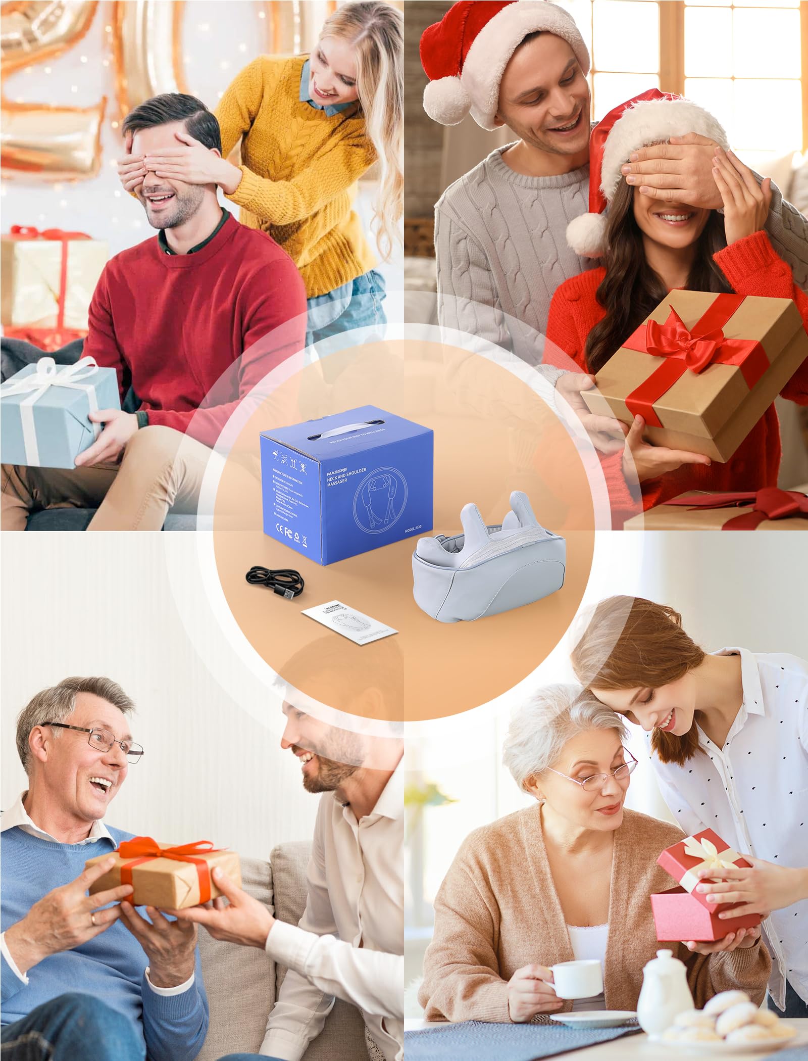 MASGRE heat therapy enhances comfort during massage