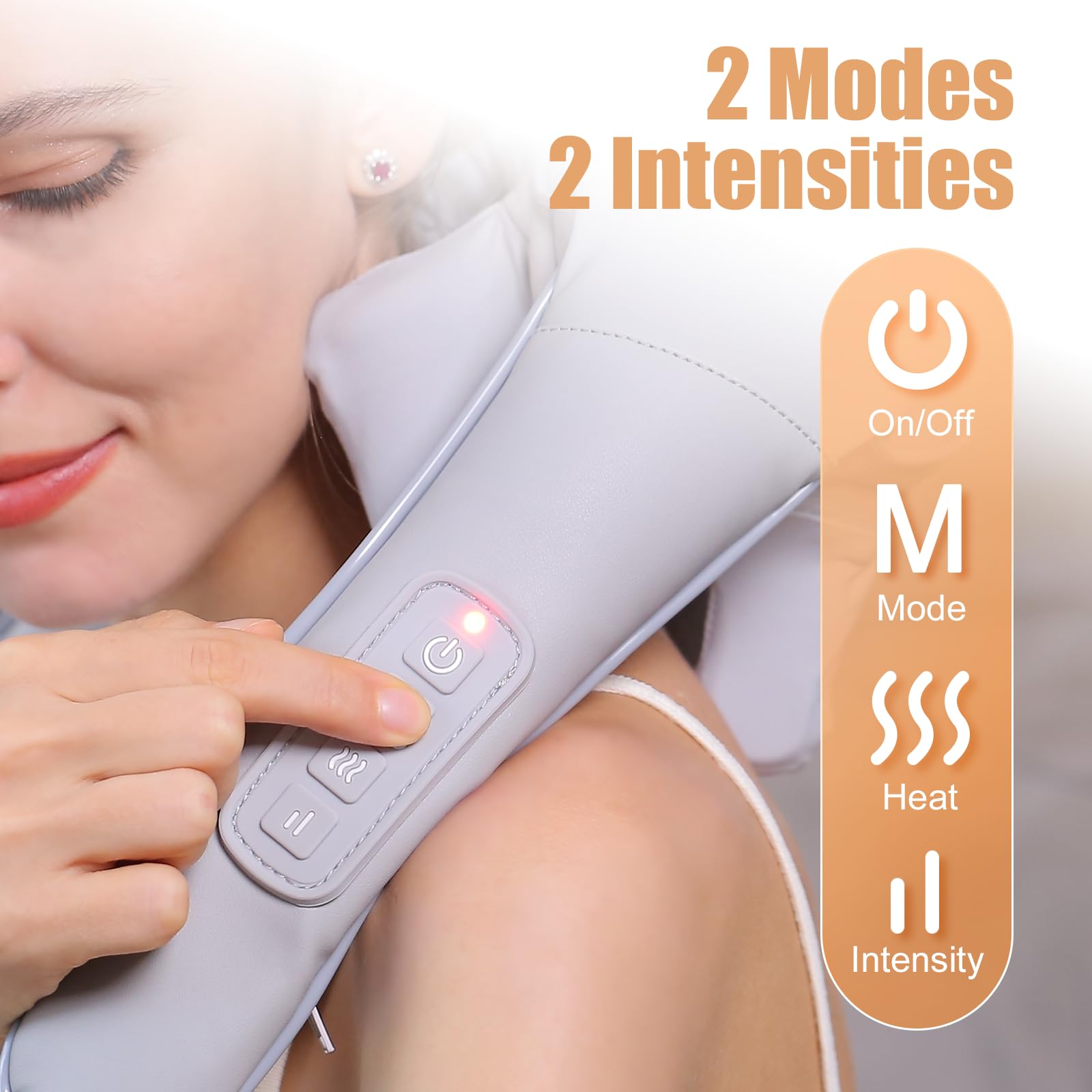 MASGRE two modes and two intensity levels customize your massage