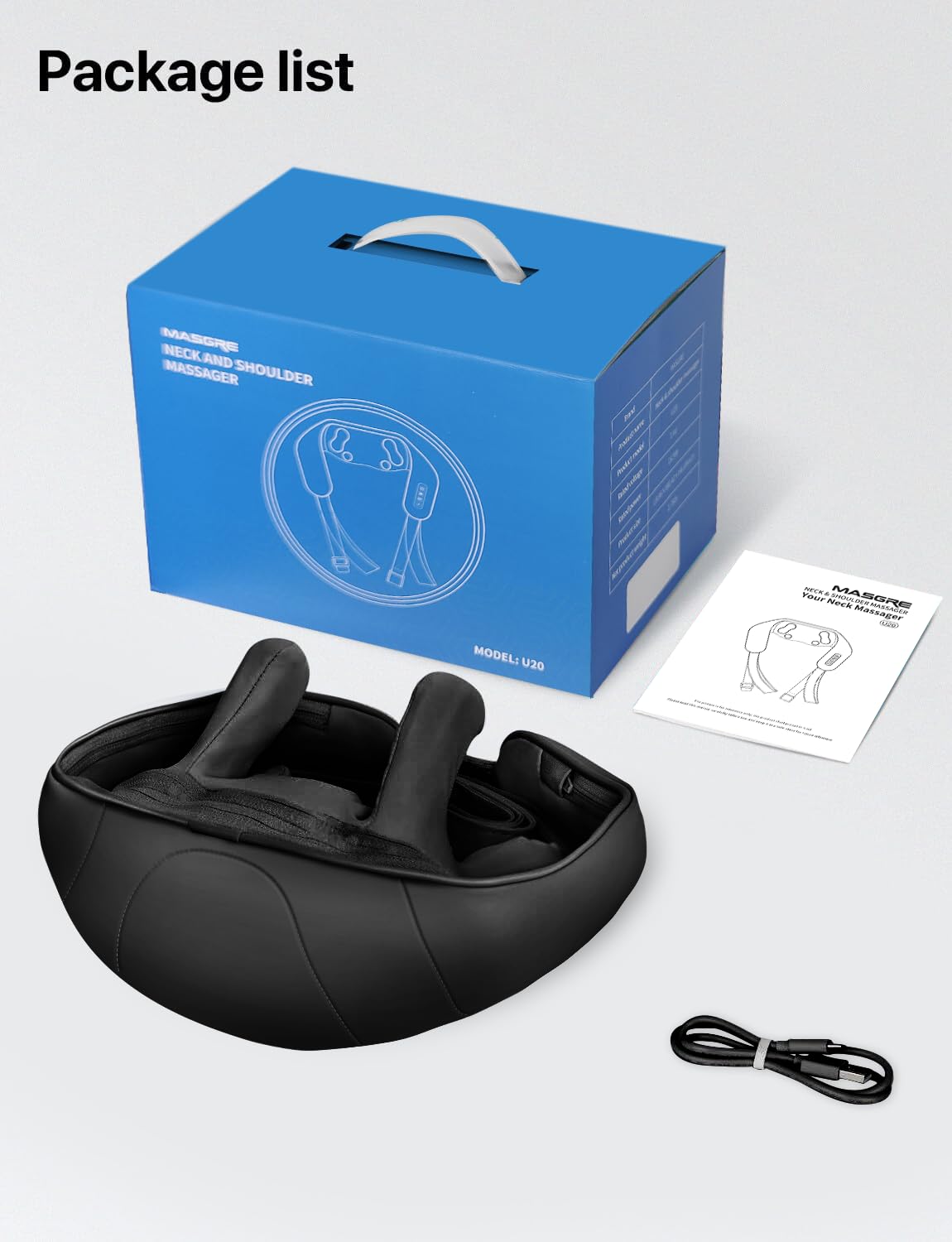 MASGRE cordless unit charging via USB-C for cordless freedom.