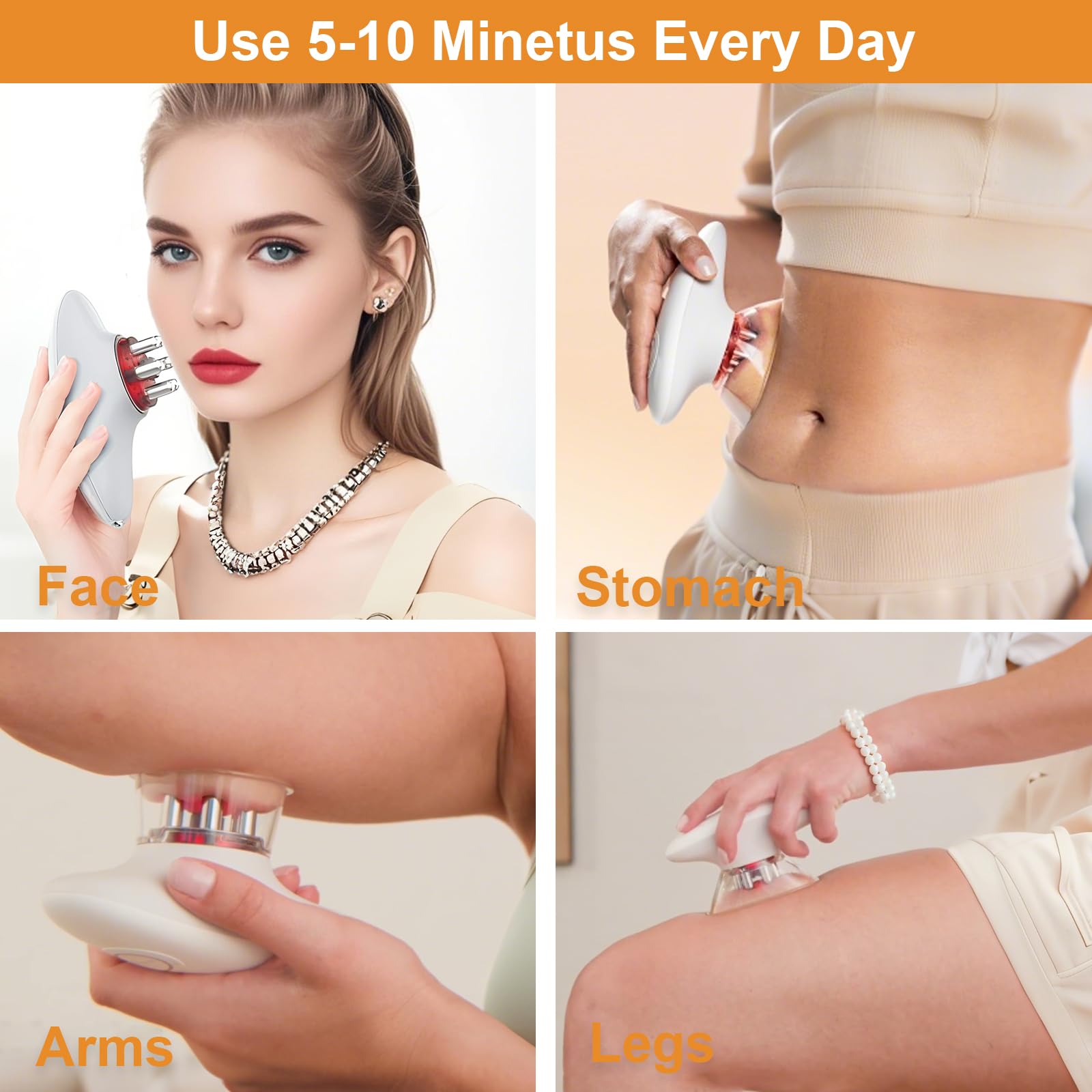One-button operation simplifies setup for a quick massage after workouts.
