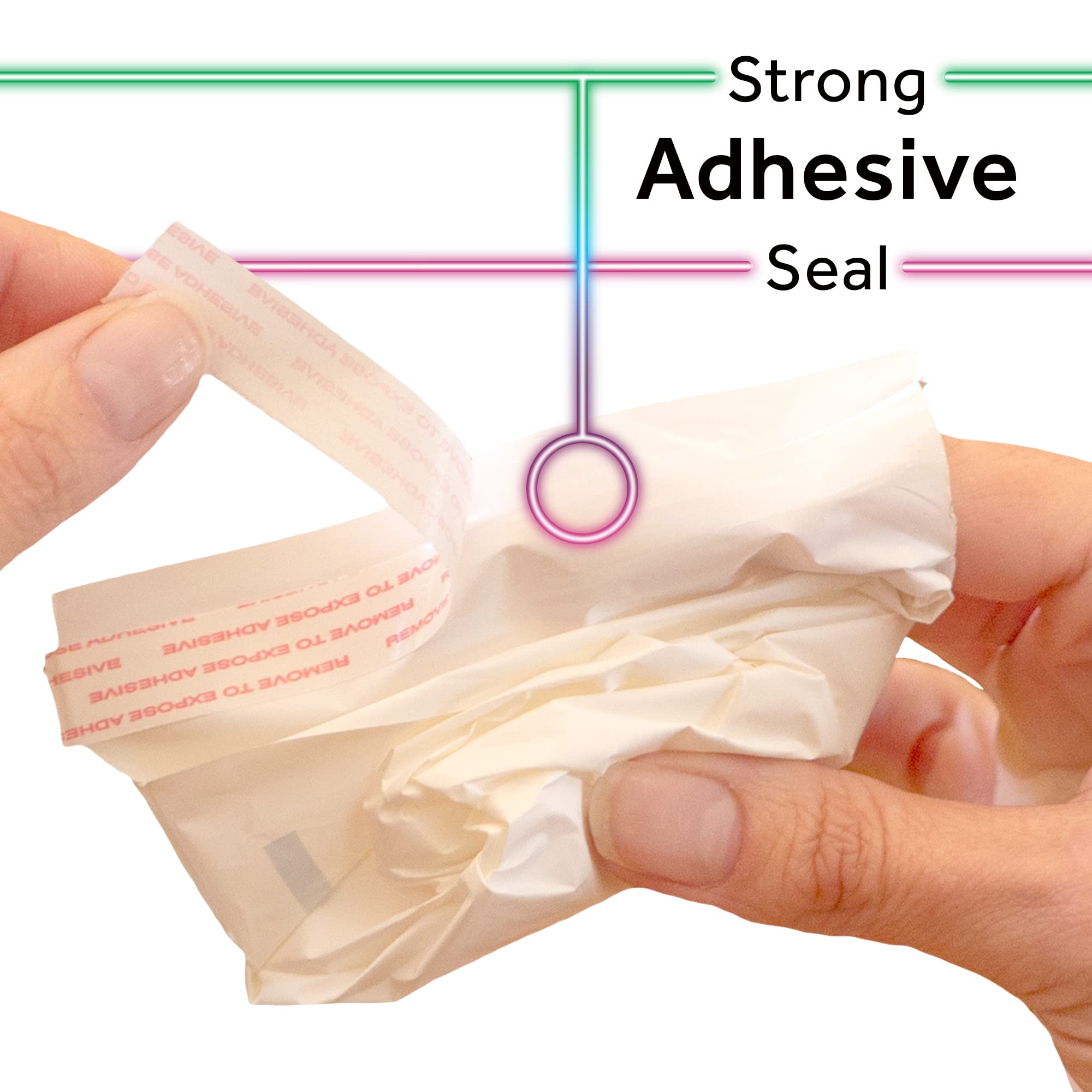 MaskIT discreet white bags blend with trash bins for subtle disposal
