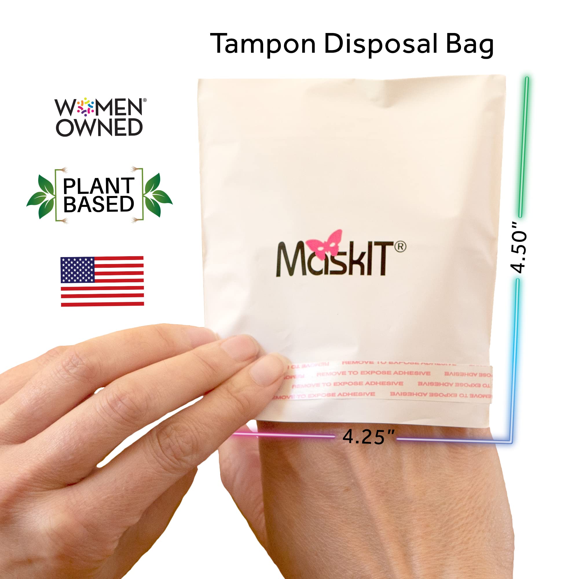 MaskIT touch-free disposal feature demonstrates hygienic removal and sealing in one step