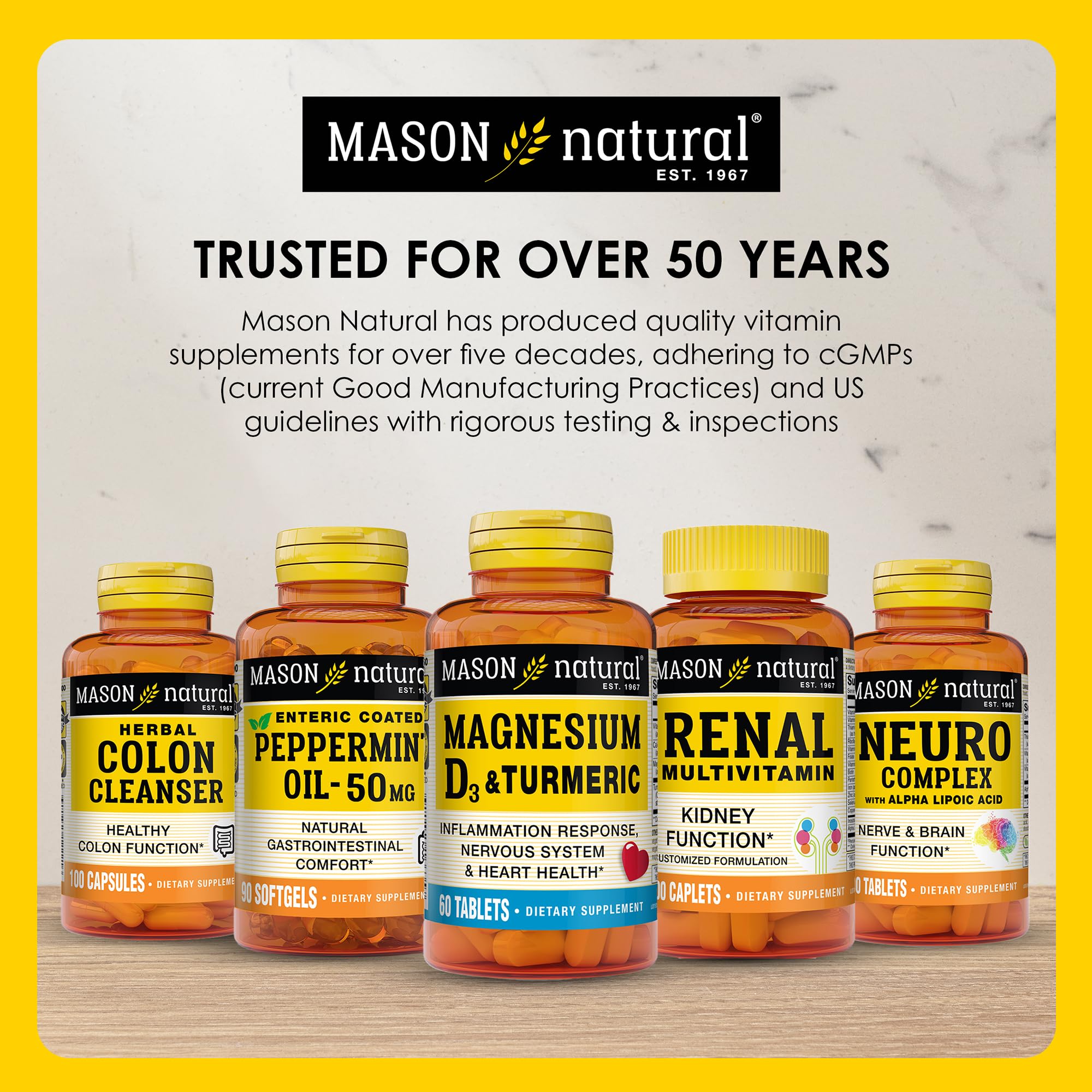 Mason Natural B12 tablet image shows daily use ritual.