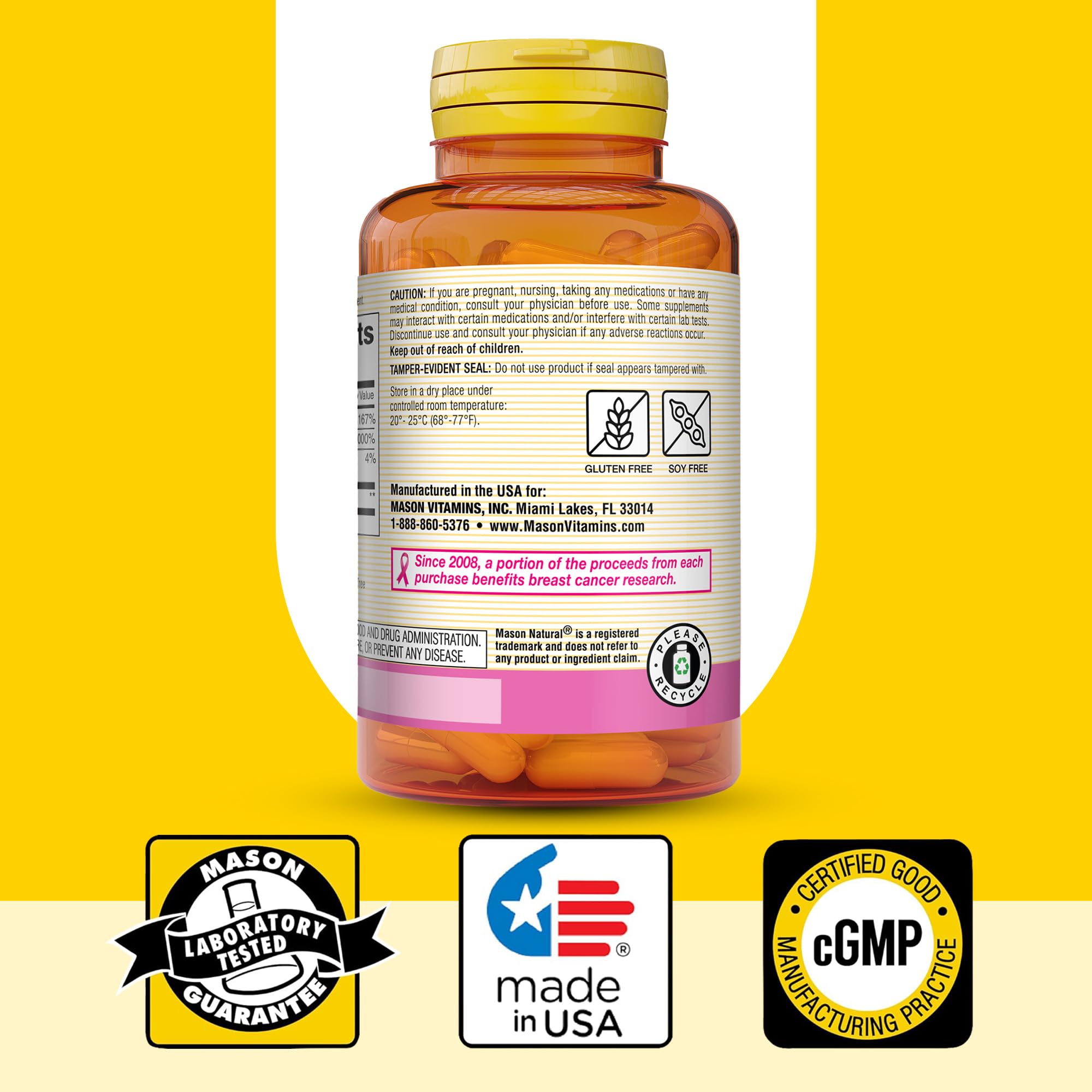 Mason Natural concept of hair, skin and nails support in daily wellness.