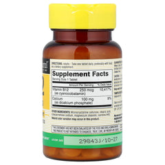 Mason Natural Mason B12 250mcg tablets packshot ideal for on-the-go daily use
