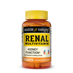 Mason Natural Renal Multivitamin bottle front for daily kidney support.
