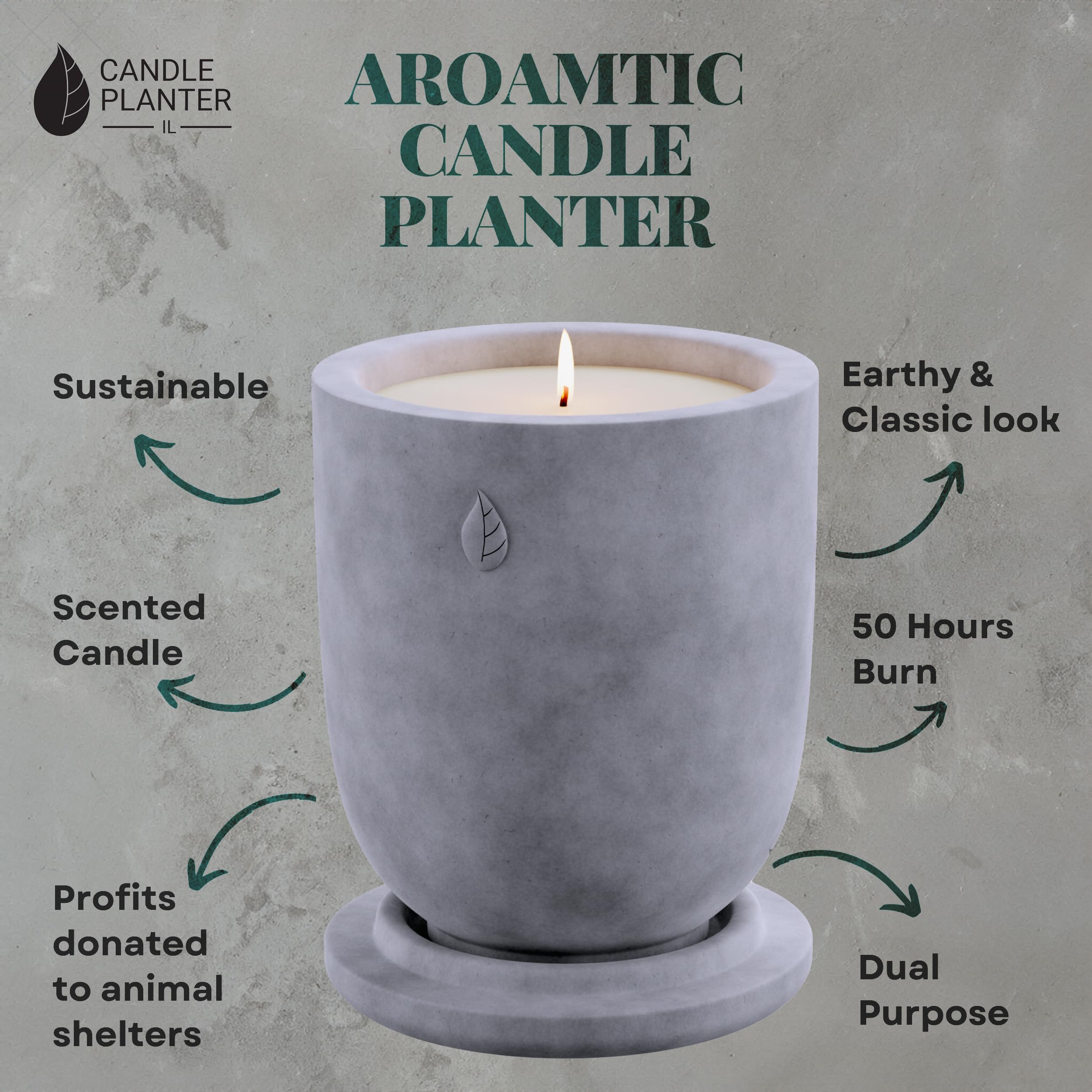 Matani gift-pack candle planter styling for gifting