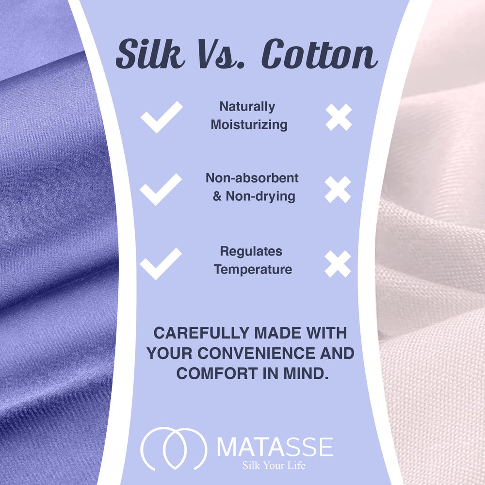 MATASSE Silk Your Life 22 Momme Mulberry Silk for luxurious softness.