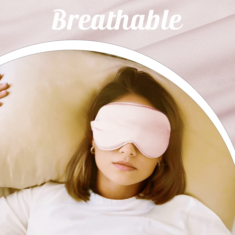 MATASSE Silk eye mask uses 22 Momme mulberry silk for skin-friendly hydration