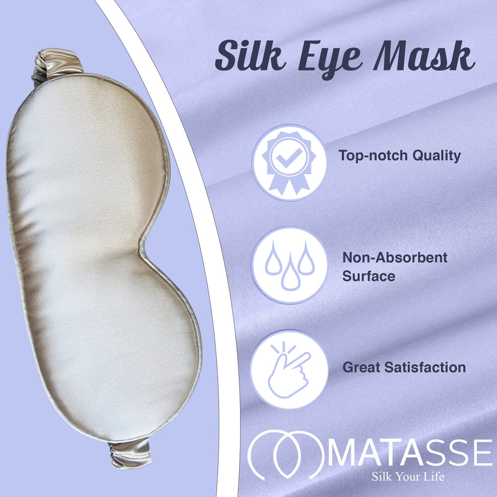 MATASSE Silk Your Life adjustable elastic band ensures a secure fit.