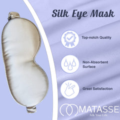 MATASSE Silk Your Life adjustable elastic band ensures a secure fit.
