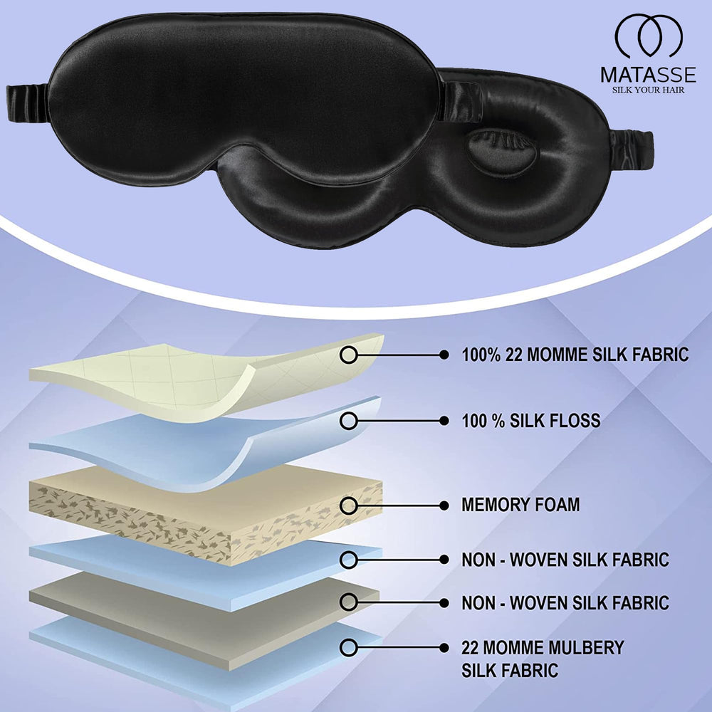MATASSE Silk Your Life eyelash-friendly design protects lashes during sleep