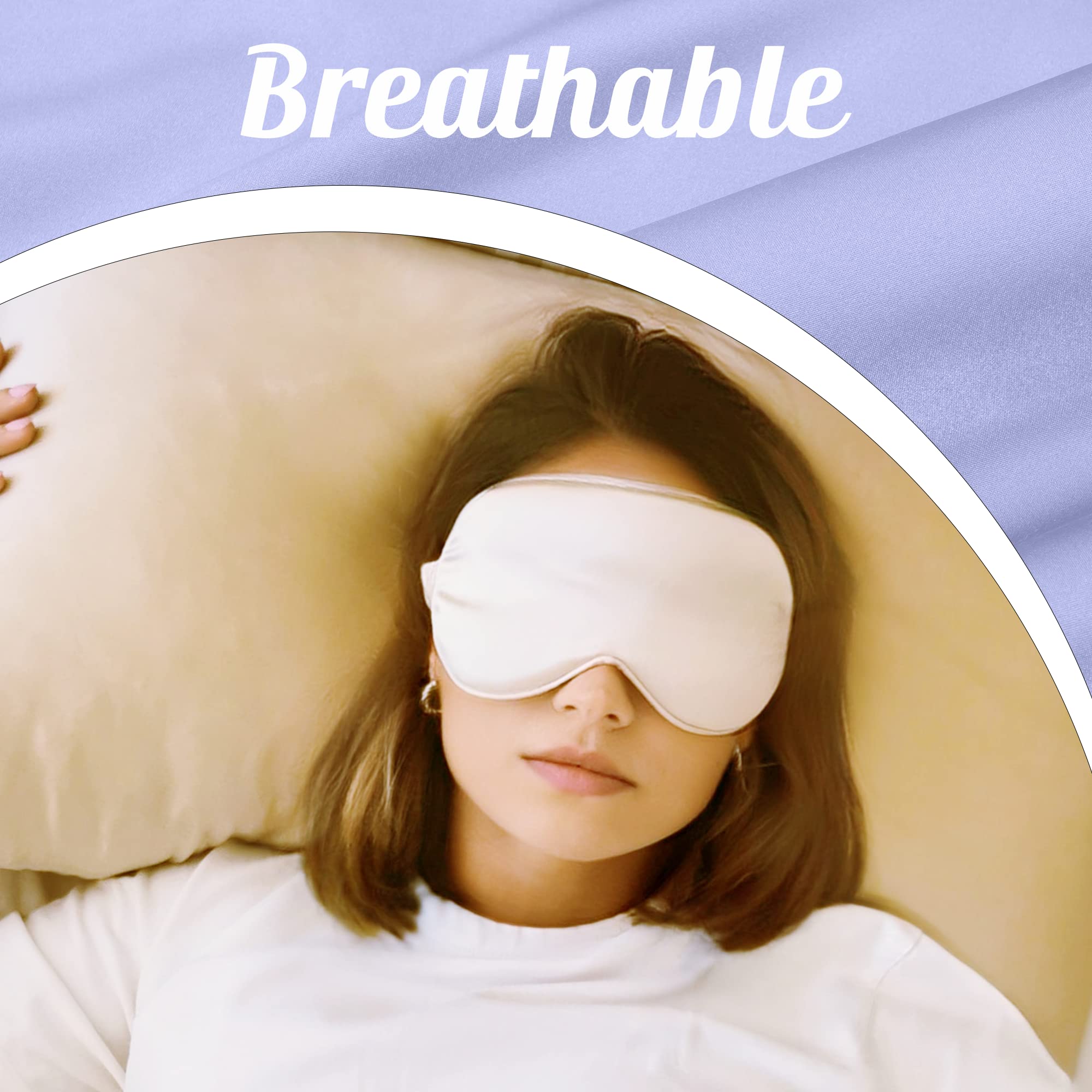 MATASSE Silk Your Life light-blocking mask promotes deeper, undisturbed rest.