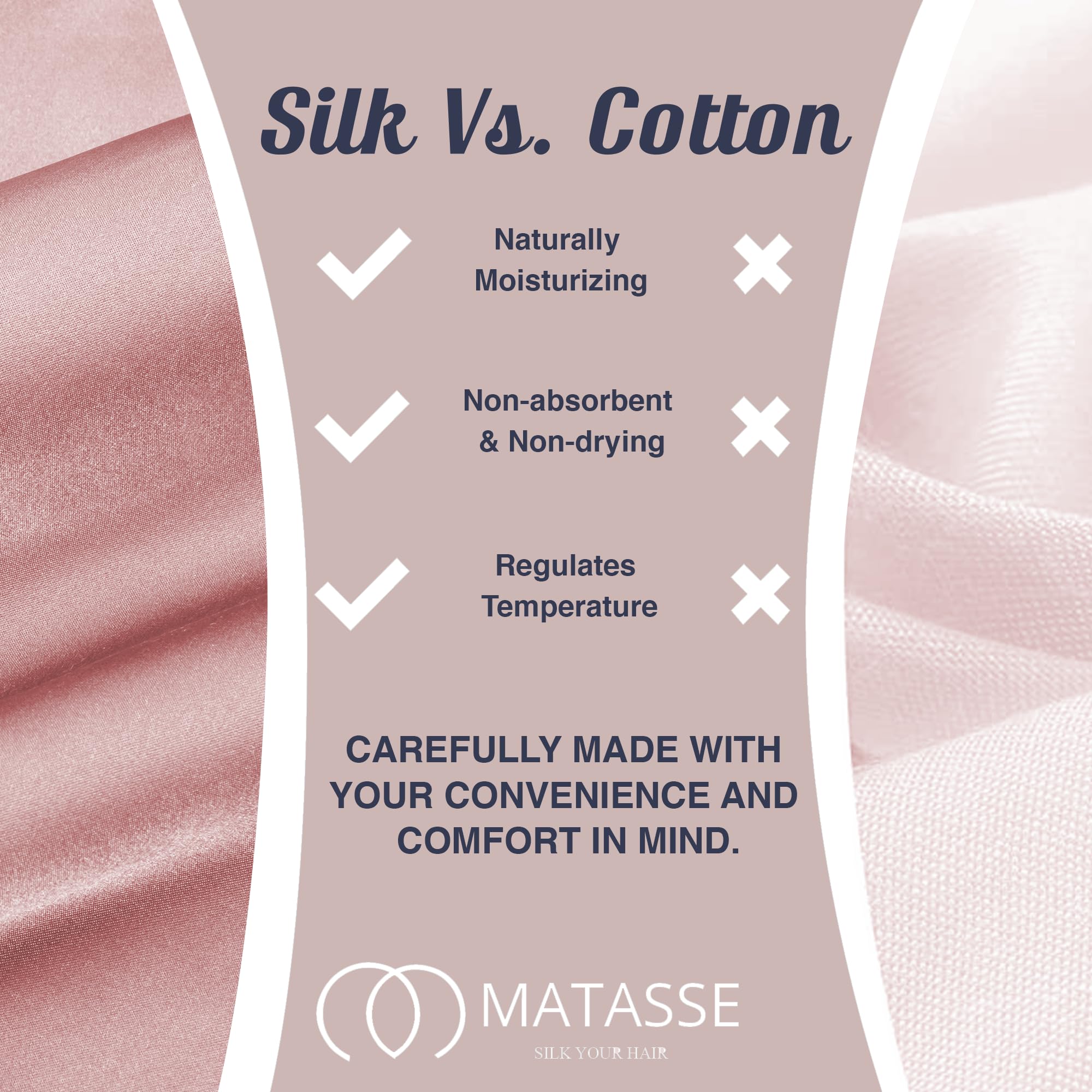 MATASSE Silk Your Life padded eyecups with nose contour cushion the eye area.