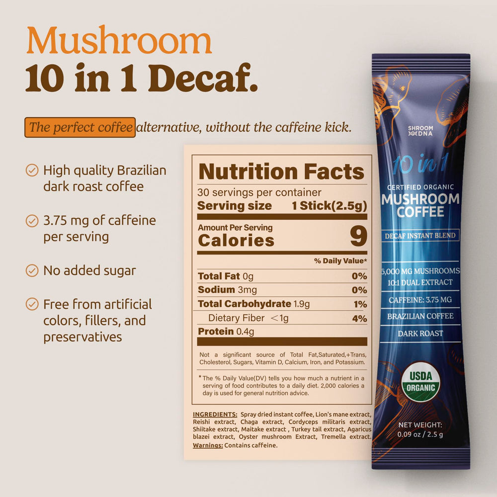 MATCHA DNA Brazilian dark roast cup showcases rich flavor without jitters.