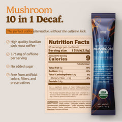 MATCHA DNA Brazilian dark roast cup showcases rich flavor without jitters.