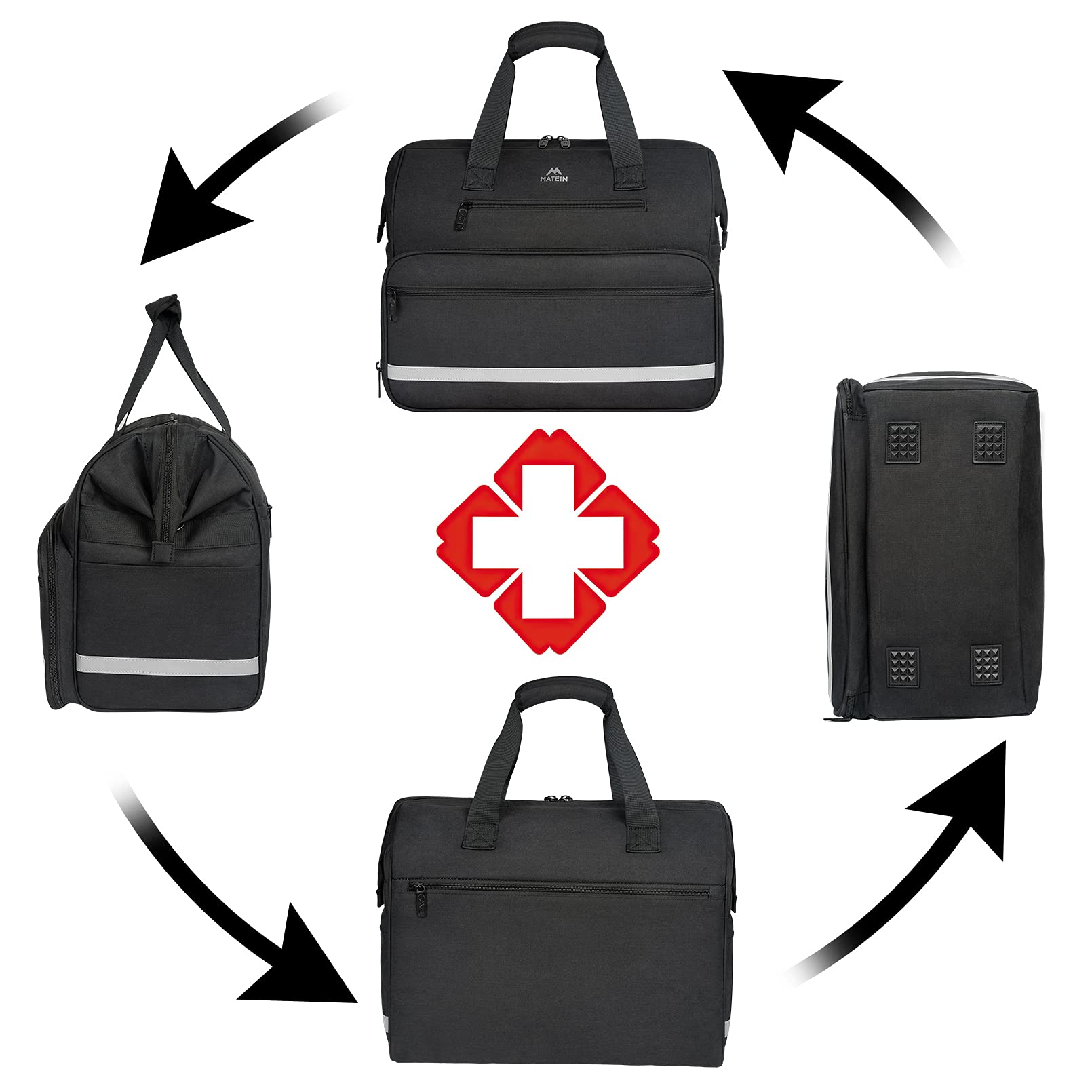 MATEIN medical bag adjustable-shoulder-strap comfortable carrying for all-day duty