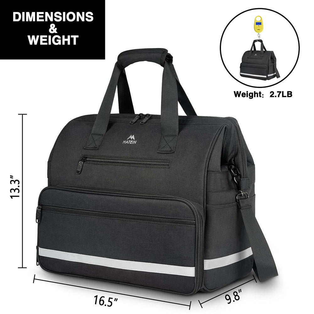 MATEIN medical bag multi-pocket-layout keeps small tools organized for quick access