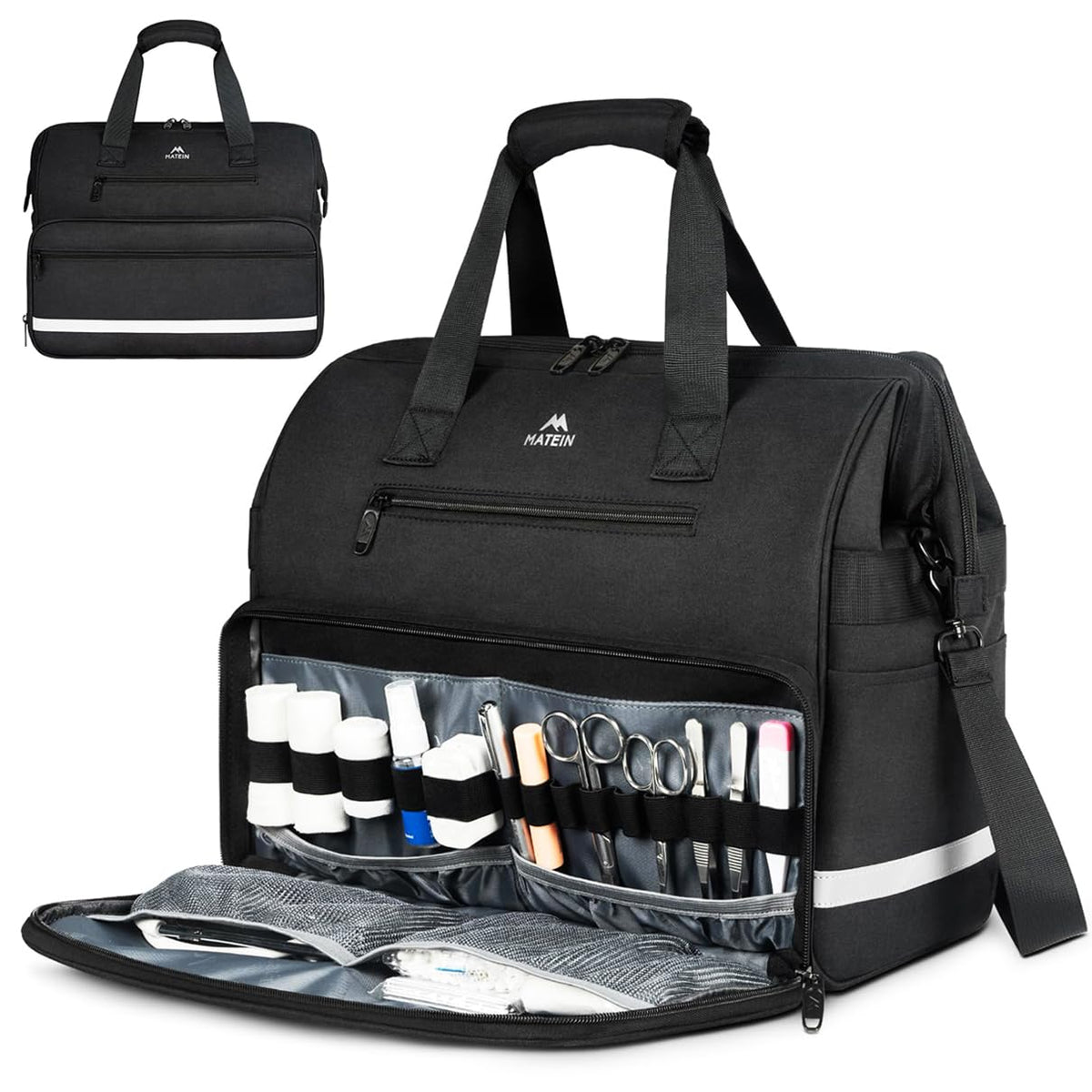 MATEIN medical bag with water-resistant nylon for durable on-site use