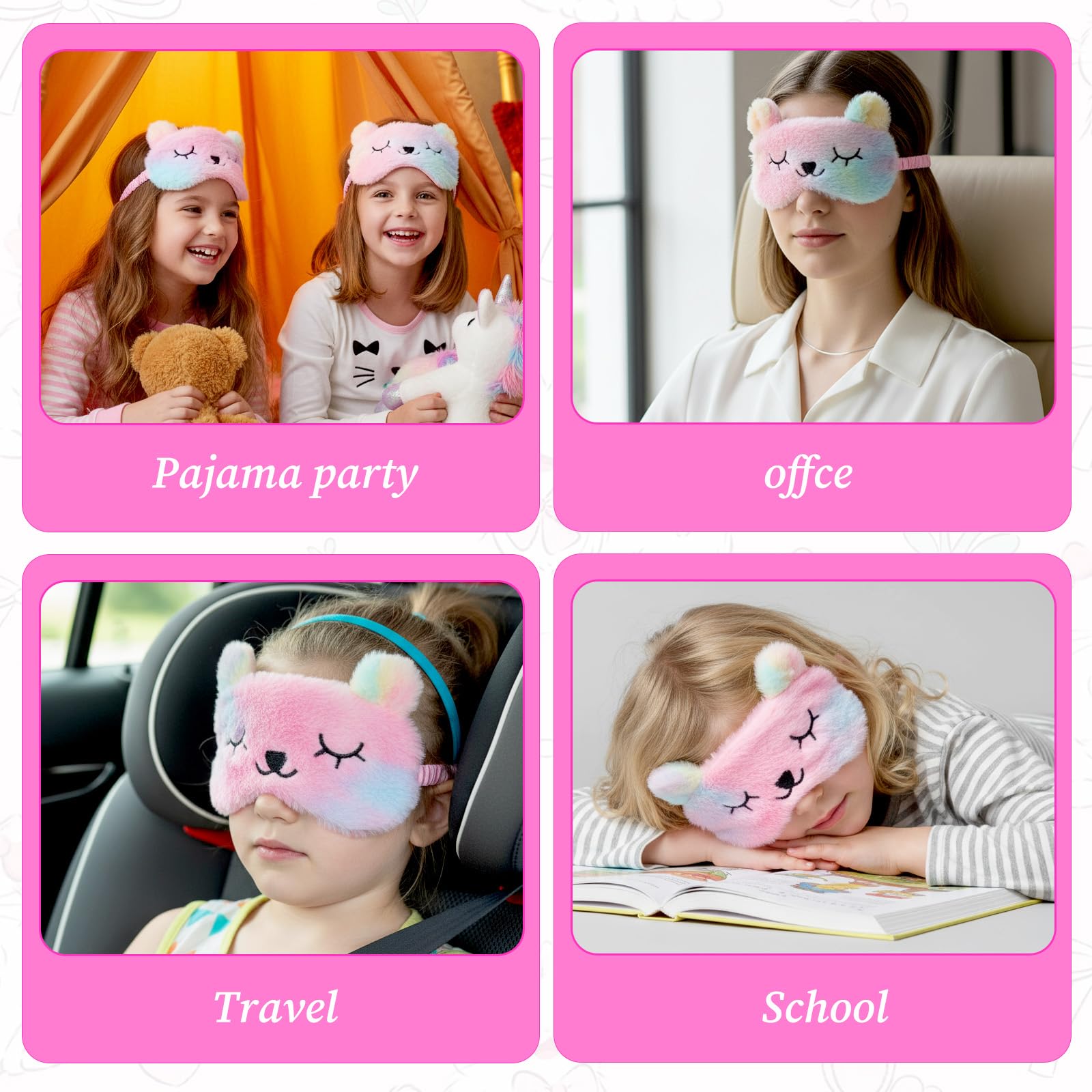 Matwsec panda purple mask is travel-friendly and lightweight