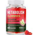 MAV NUTRITION Metabolism Gummies with Apple Cider Vinegar | Energy, Digestion & Lean Body Support | 60 Ct