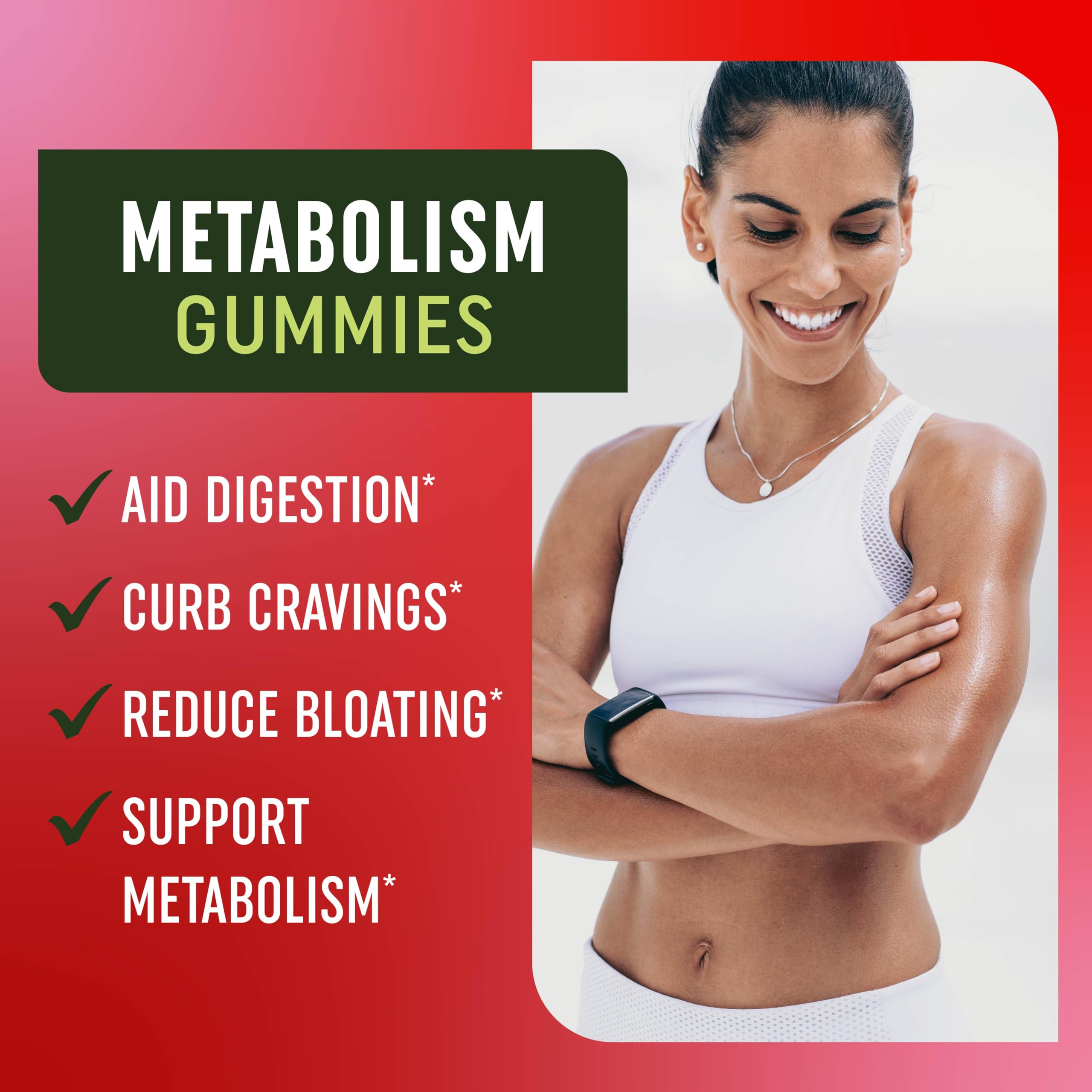 Ingredients close up of MAV Nutrition Metabolism Gummies showing The Mother for gut support