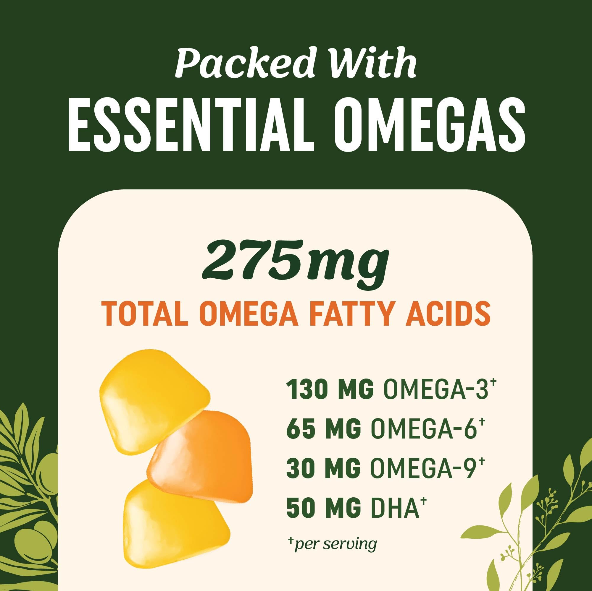 MAV Nutrition Omega 3-6-9 gummies lemon flavor close-up with bright zest