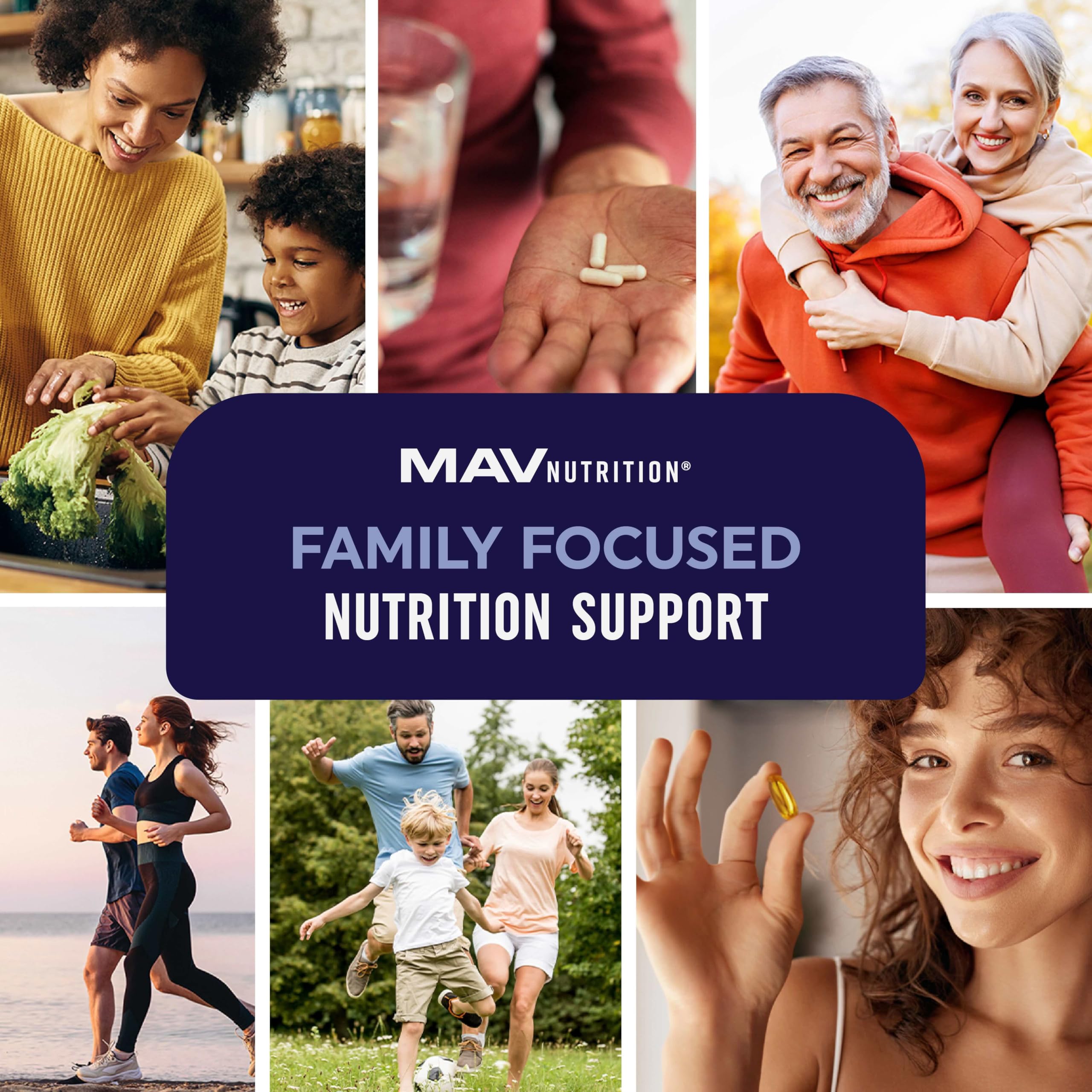 MAV Nutrition graphic of Lactobacillus and Bifidobacterium strains