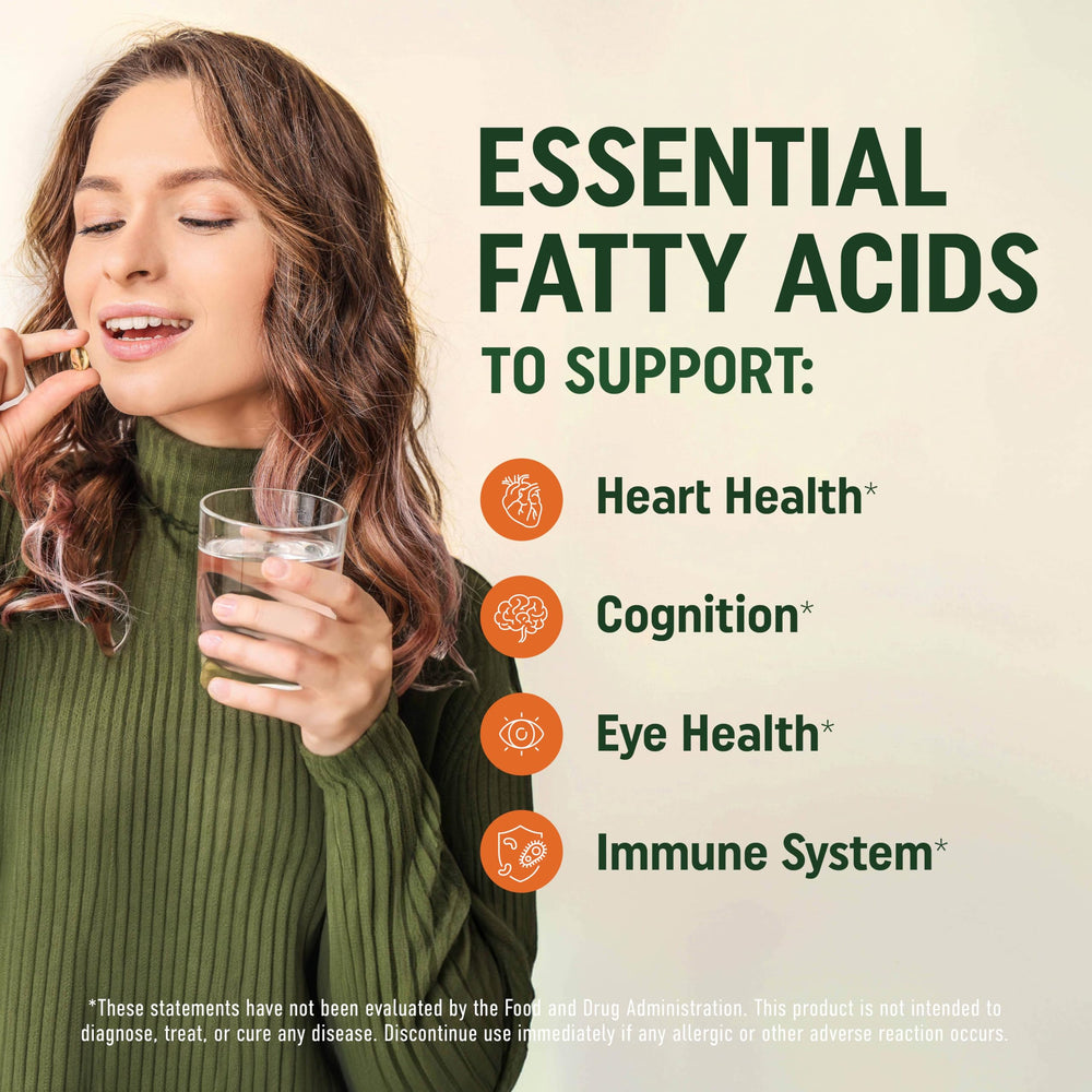USA-made MAV Nutrition algae oil bottle emphasizes responsible production