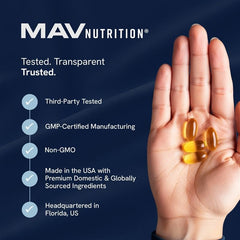 MAV NUTRITION wild-caught Icelandic cod liver oil in pristine waters