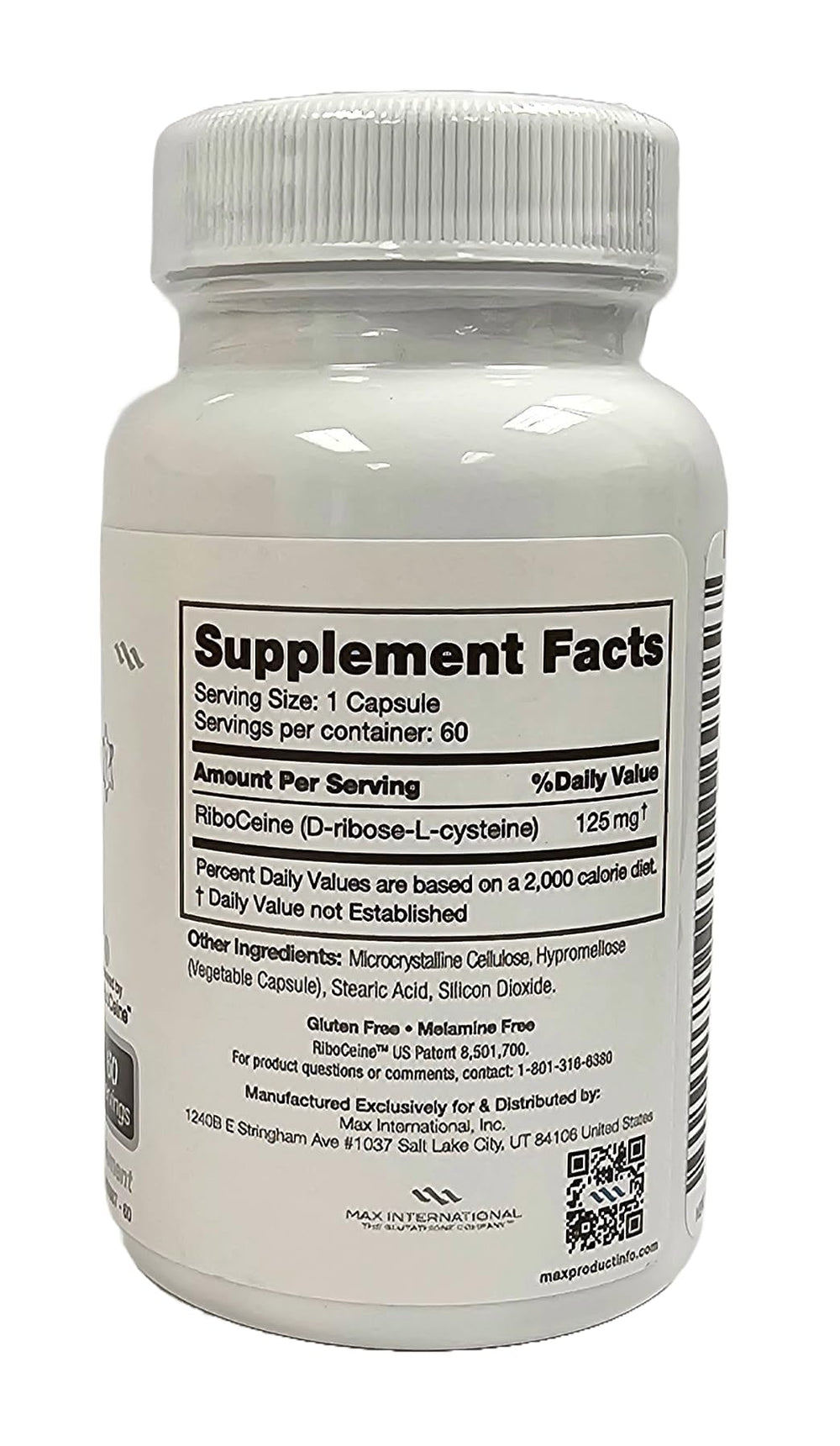 Max One capsules close-up, convenient daily riboceine delivery for resilience.