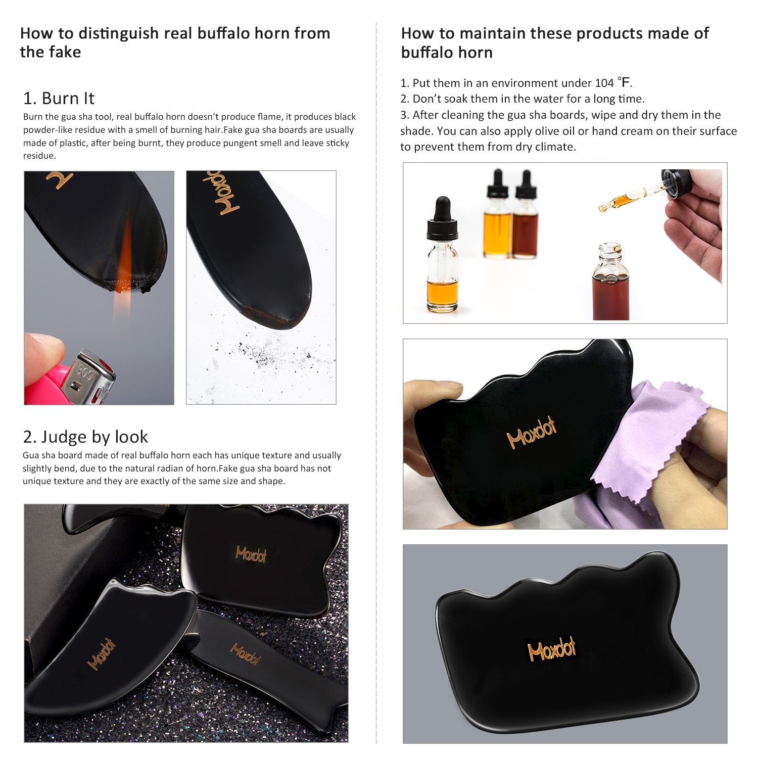 Maxdot gua sha back tool emphasizes broad surface for larger-area scraping along the spine and shoulders.