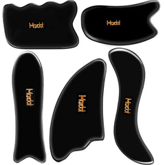 Maxdot five-shape gua sha set for versatile facial massage and full-body relaxation.