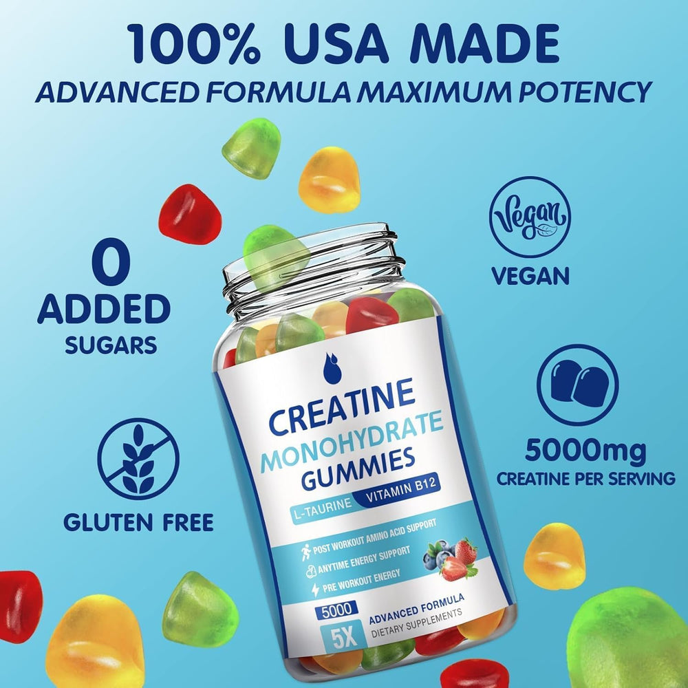 MaxHemp Creatine Gummies easy-chew form suited for daily routines.