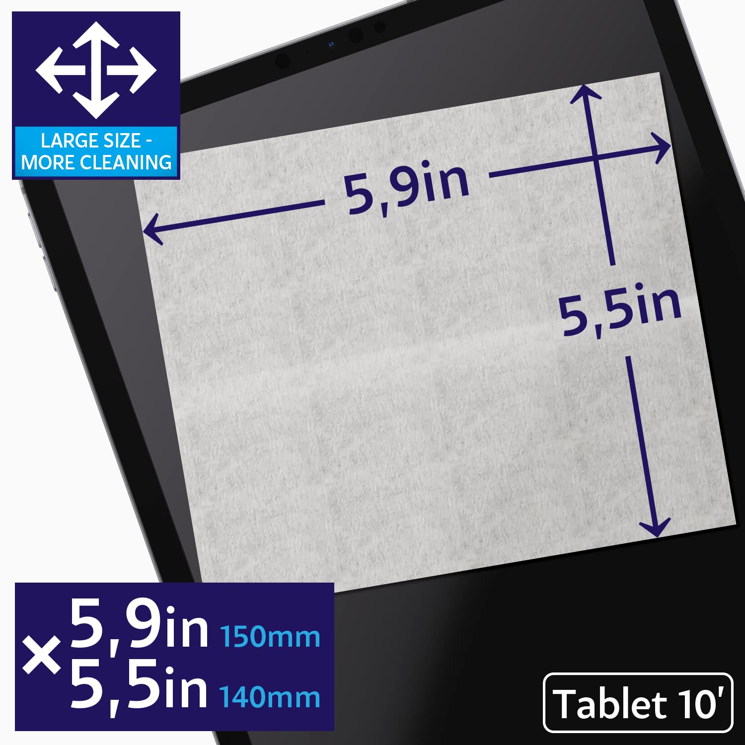 Maxi Clean laptop screen wipes, clear smudges from computer displays