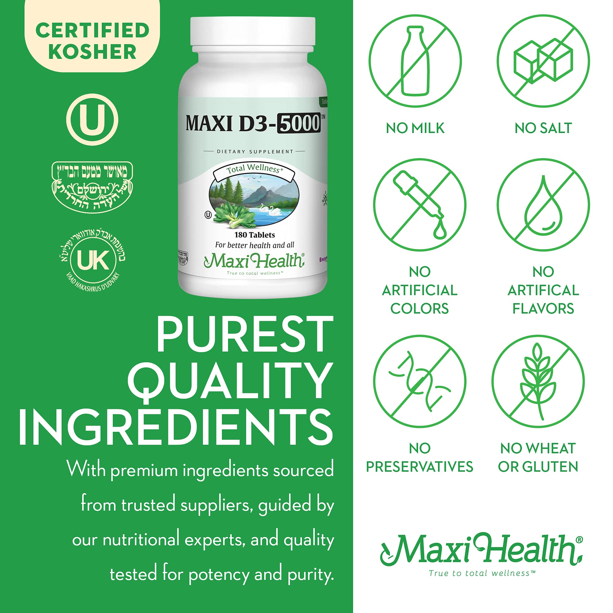 Maxi Health D3 immune support lifestyle image shows wellness